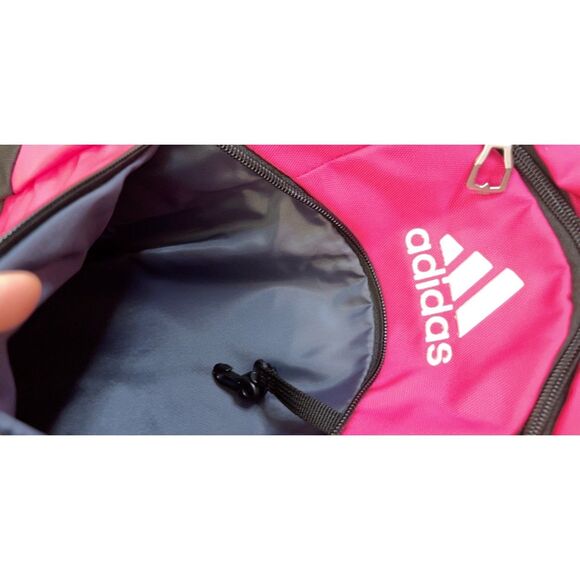 NWT Adidas Striker II Team Backpack in pink and black - Picture 5 of 13